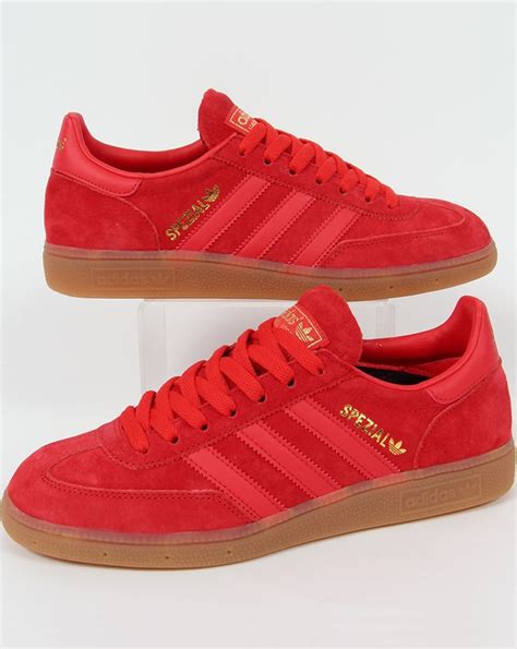 red adidas spezial trainers|Adidas red spezial sneakers.